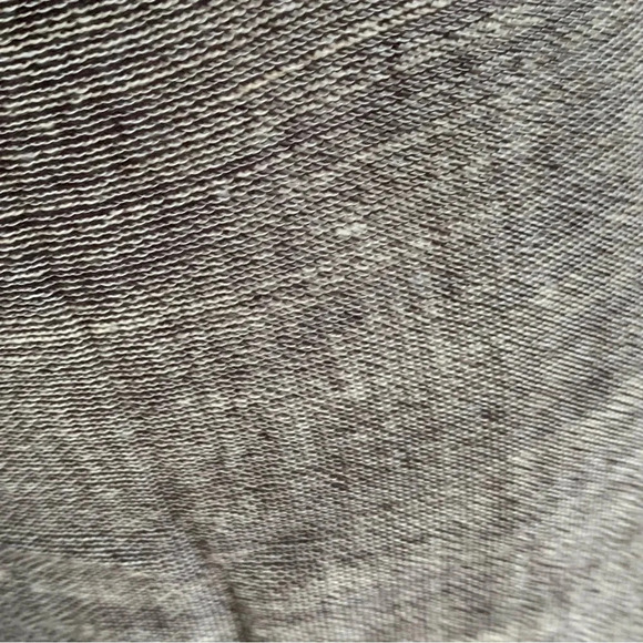 EILEEN FISHER Hopsack Weave Skirt Large Linen Rayon Brown Classic Italian Fabric - Picture 4 of 7